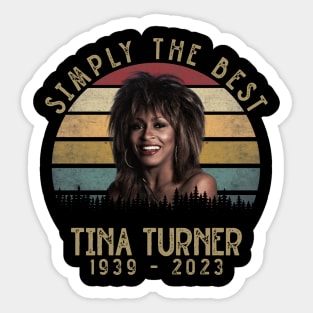 Tina Turner Retro Vintage Sticker